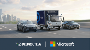 自動運転スタートアップ企業のDeeproute、海外業務展開にMS Azureを利用へ